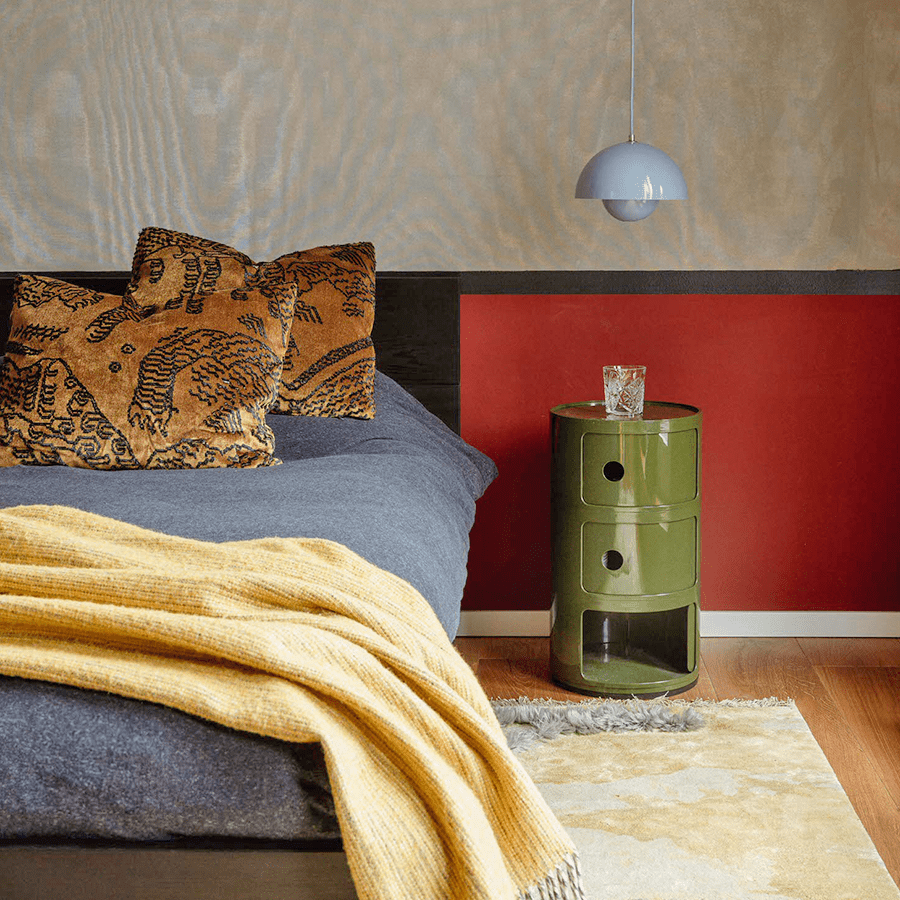 BLOOM POT PENDANT LAMP YELLOW - DYKE & DEAN