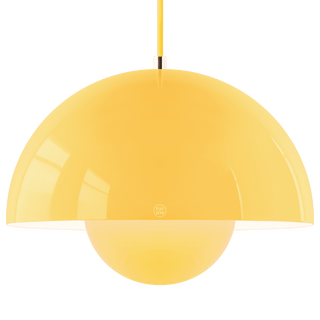 BLOOM POT PENDANT LAMP YELLOW LARGE - DYKE & DEAN
