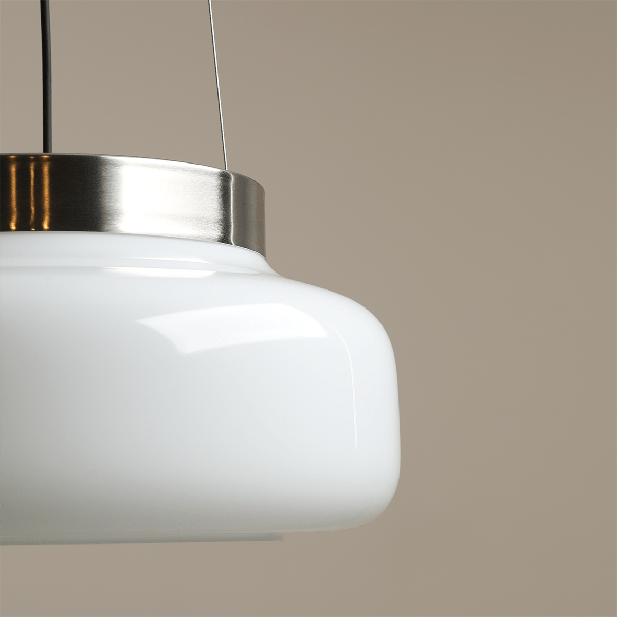 BONBON GLASS PENDANT LIGHT ALMOND LARGE - DYKE & DEAN