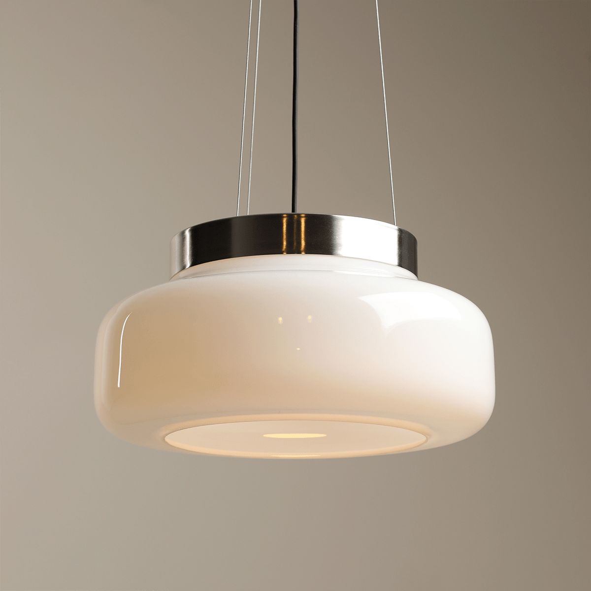 BONBON GLASS PENDANT LIGHT ALMOND LARGE - DYKE & DEAN