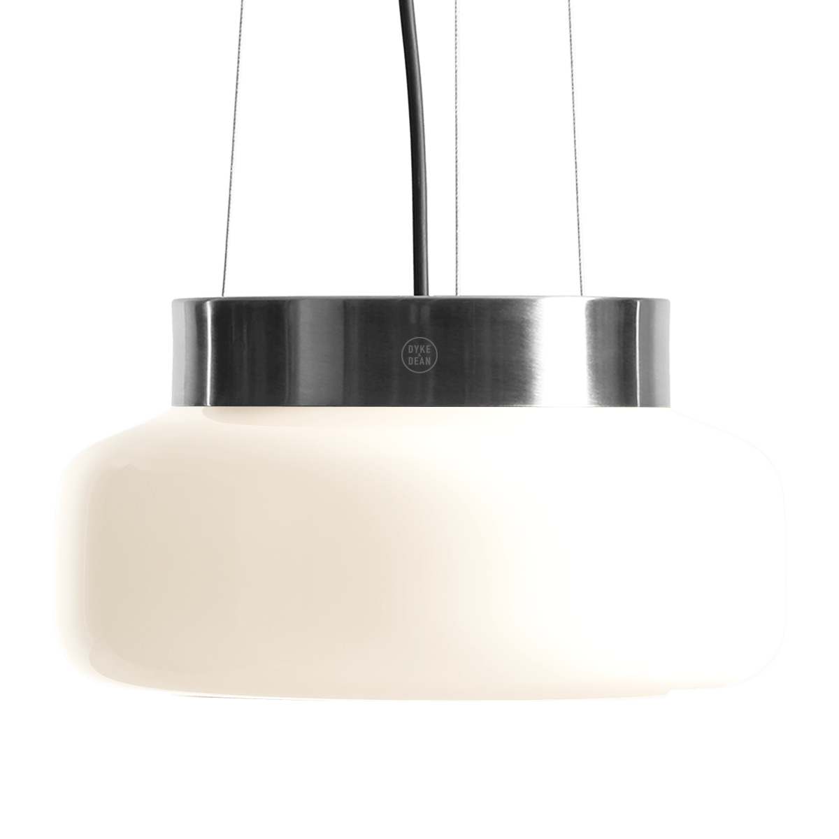 BONBON GLASS PENDANT LIGHT ALMOND MEDIUM - DYKE & DEAN