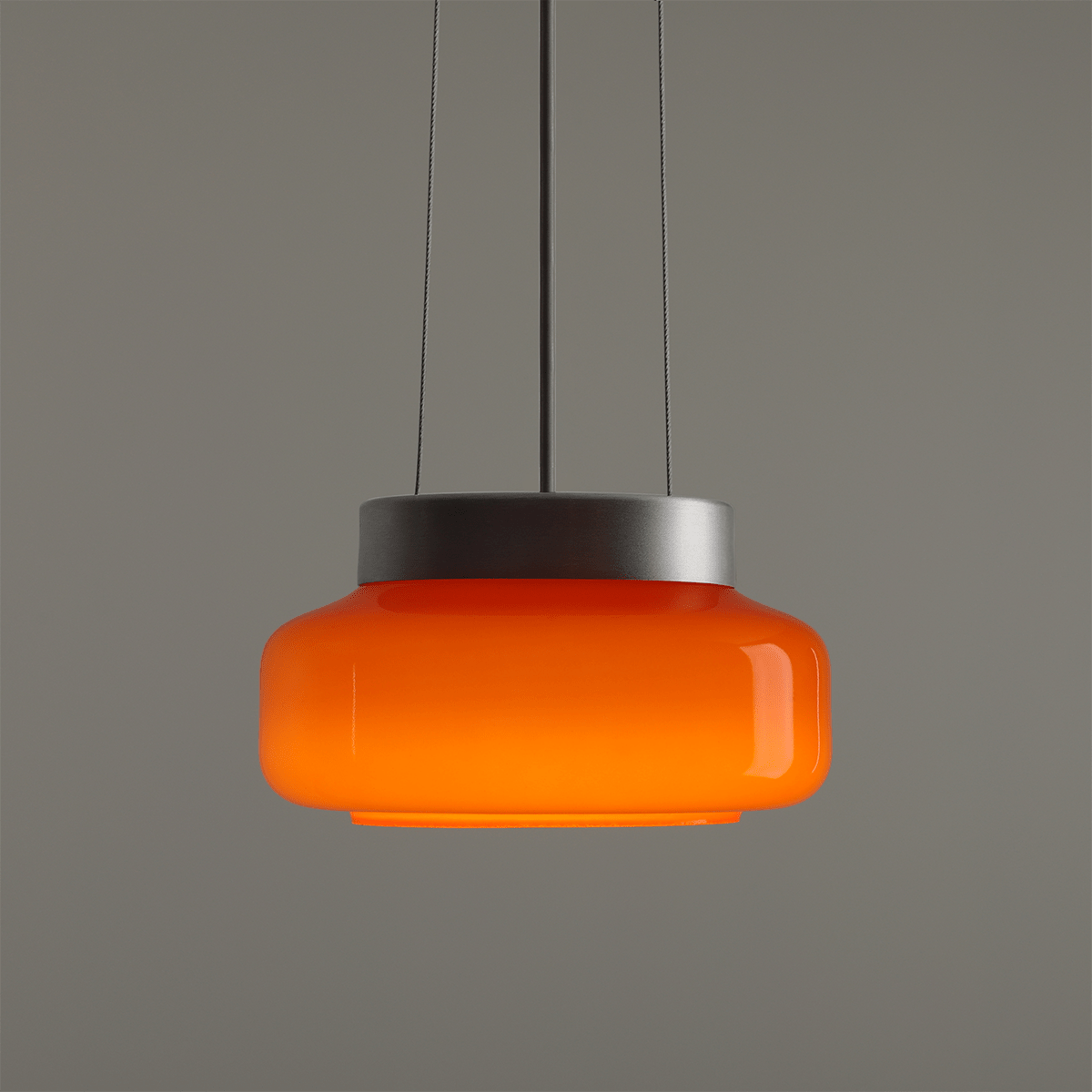 BONBON GLASS PENDANT LIGHT ORANGE MEDIUM - DYKE & DEAN