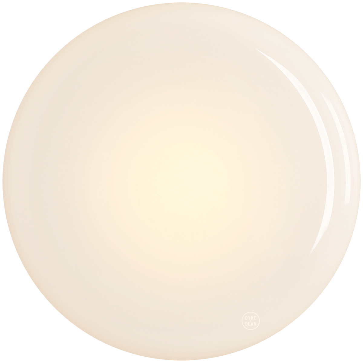 BONBON GLASS SCONCE WALL CEILING LIGHT ALMOND MEDIUM - DYKE & DEAN