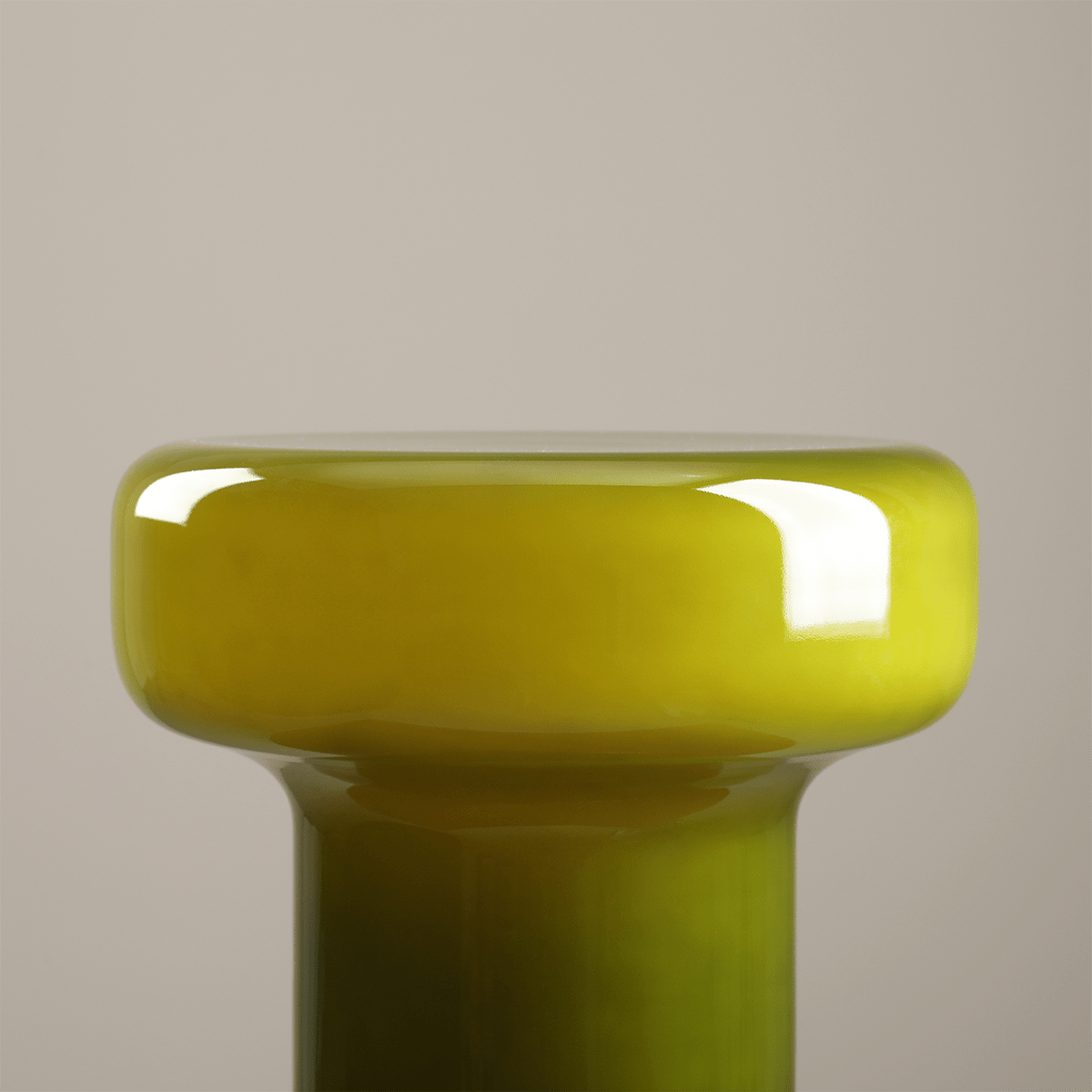 BONBON GLASS TABLE LIGHT LIME MEDIUM - DYKE & DEAN