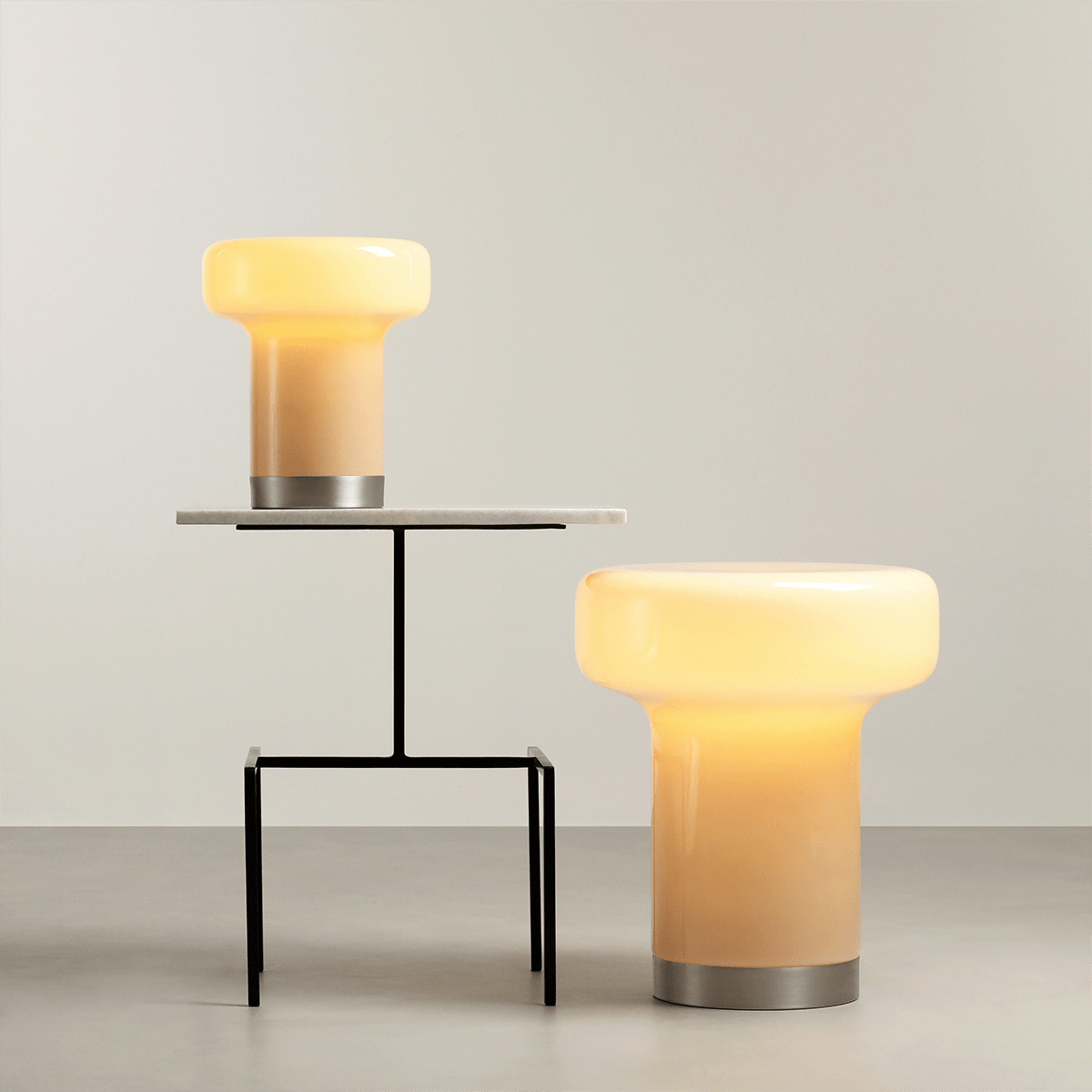 BONBON GLASS TABLE LIGHT TOFFEE MEDIUM - DYKE & DEAN