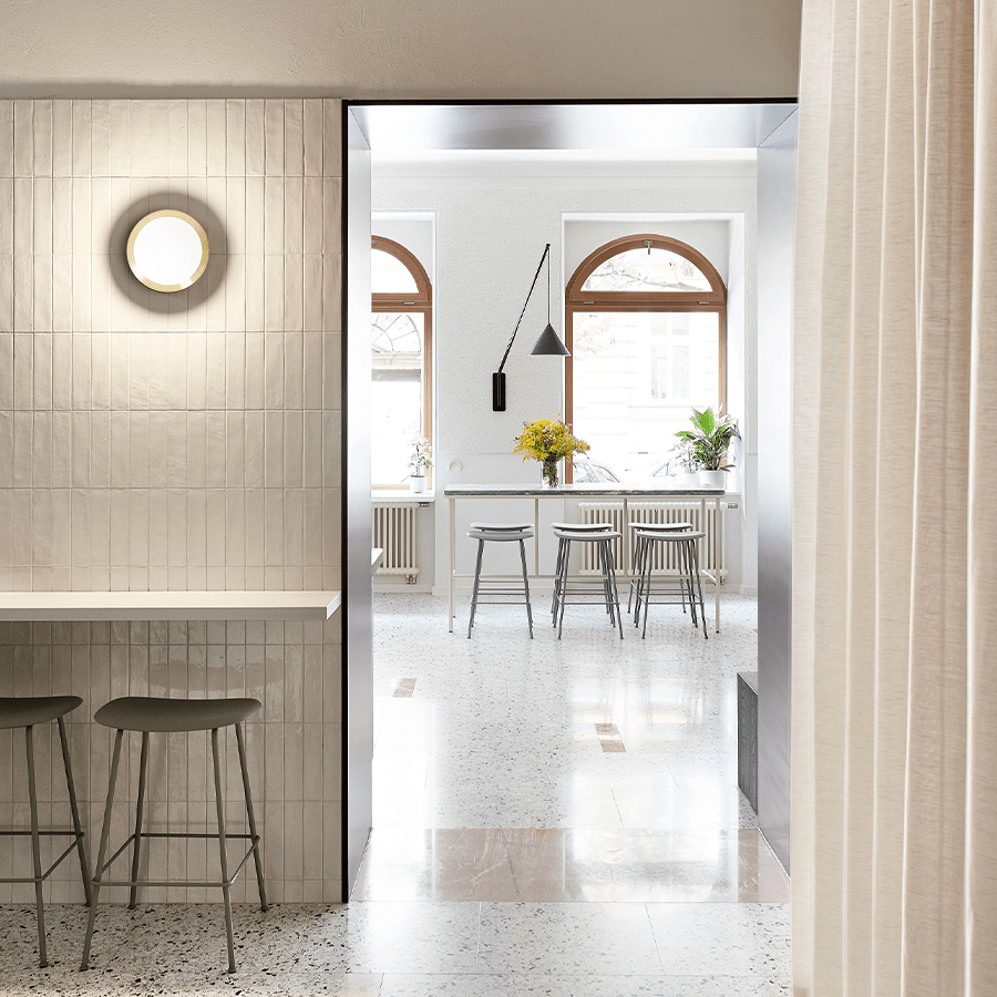 BORRA WATERPROOF WALL LIGHT BRASS - DYKE & DEAN