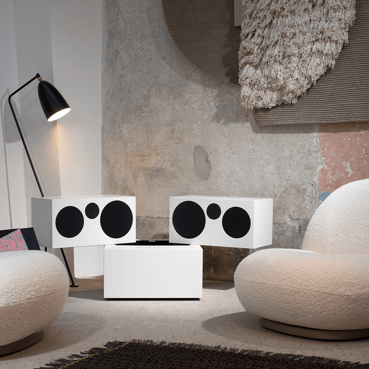 BRIONVEGA BLACK TOTEM RR231 SOUND SYSTEM - DYKE & DEAN