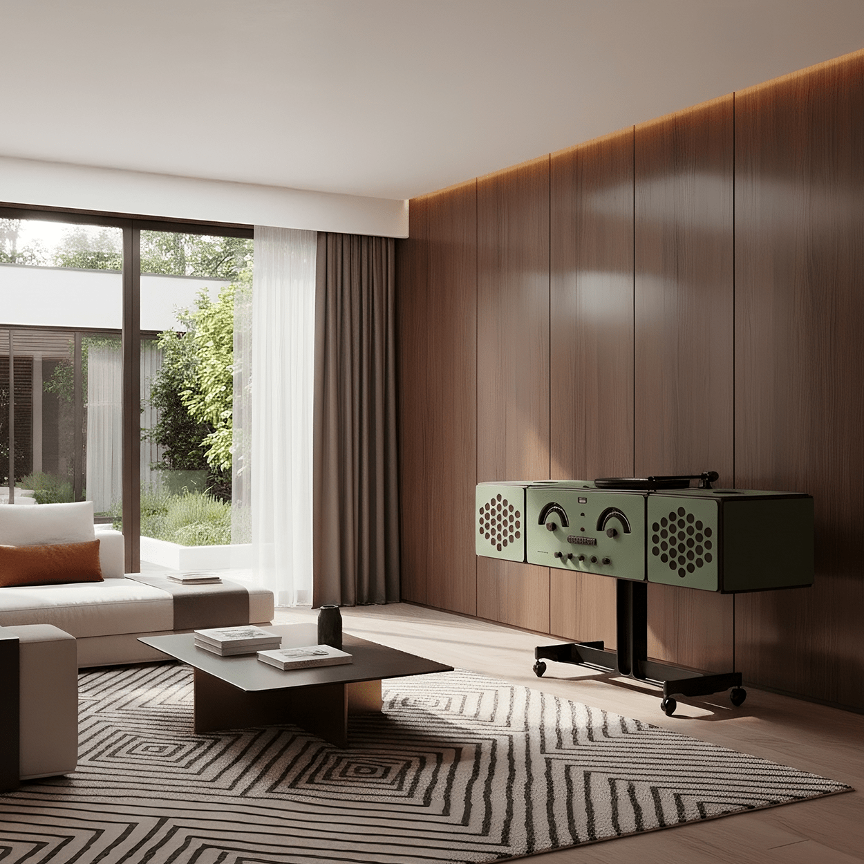 BRIONVEGA RADIOFONOGRAFO 60TH ANNIVERSARY SPECIAL GREEN - DYKE & DEAN