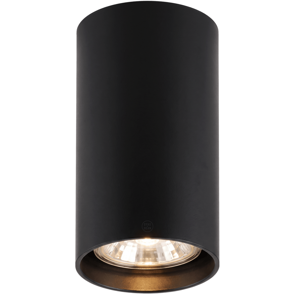 Ceiling cylinder spot lamp black