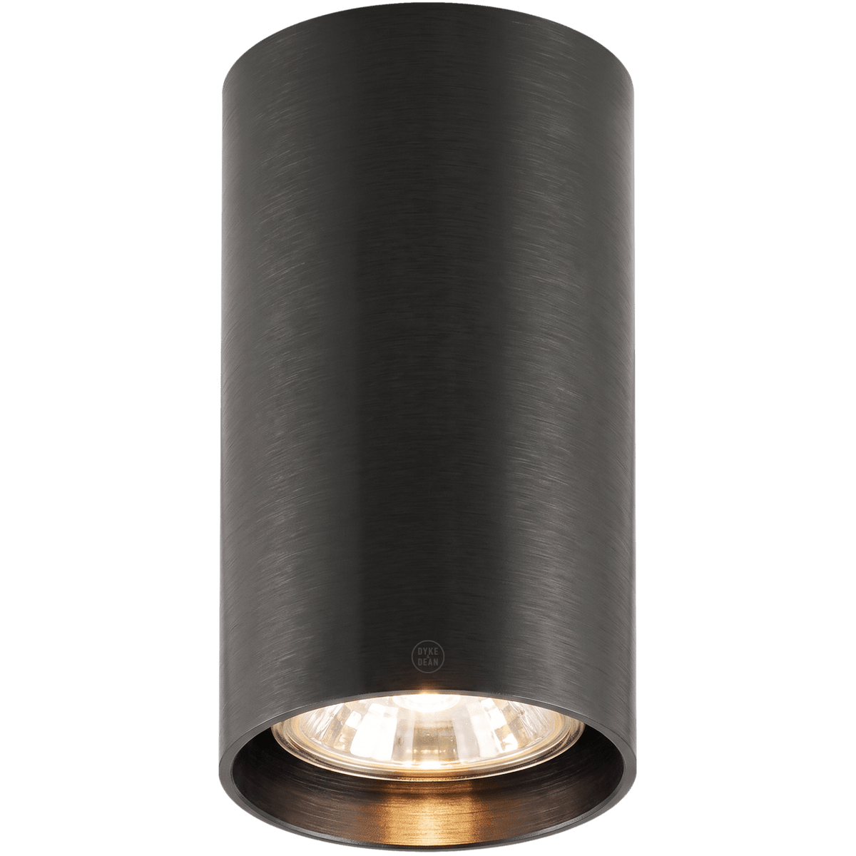 Ceiling cylinder spot lamp gun metal
