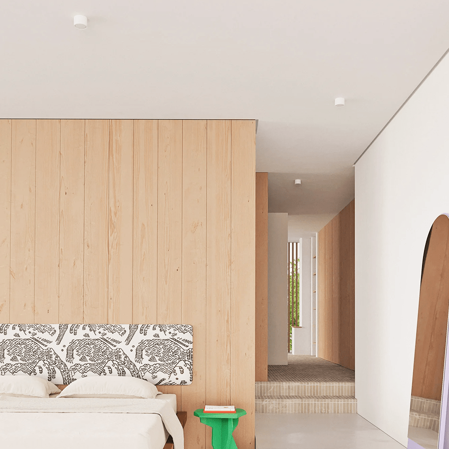 CEILING PUCK LIGHT GUN METAL - DYKE & DEAN