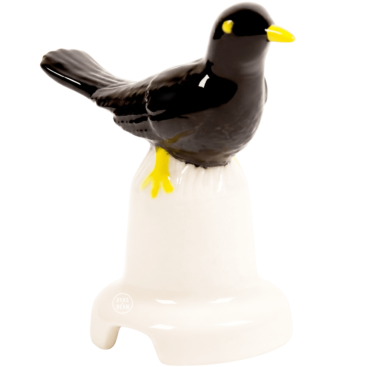 CERAMIC BLACKBIRD PIE VENT PIE BIRD - DYKE & DEAN