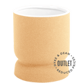 CERAMIC CAST VASE YELLOW OUTLET - DYKE & DEAN