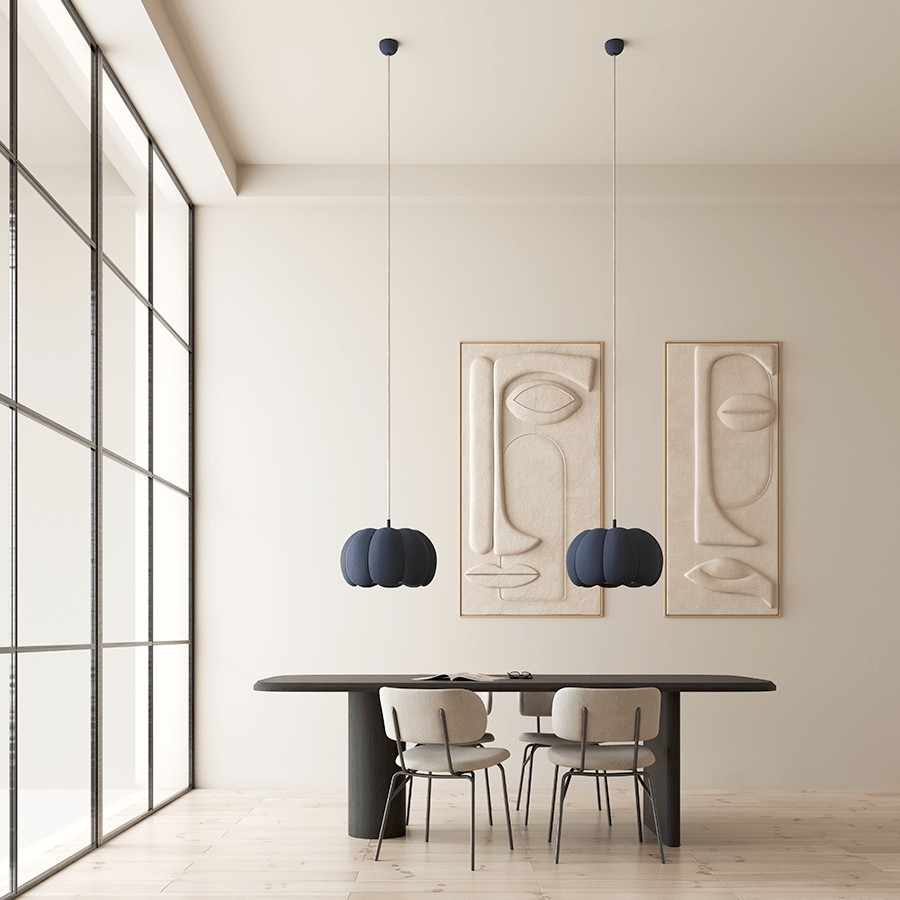 CERAMIC DOME PENDANT CUUC LARGE - DYKE & DEAN