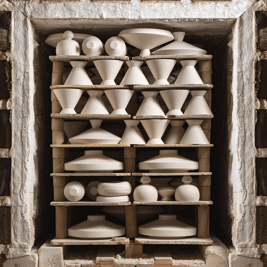 CERAMIC DOME PENDANT CUUC MEDIUM - DYKE & DEAN