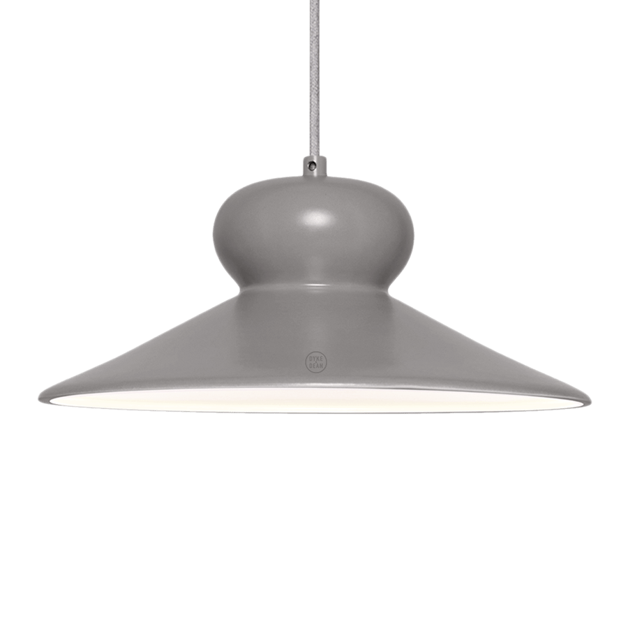 CERAMIC DOME PENDANT OVA SMALL - DYKE & DEAN