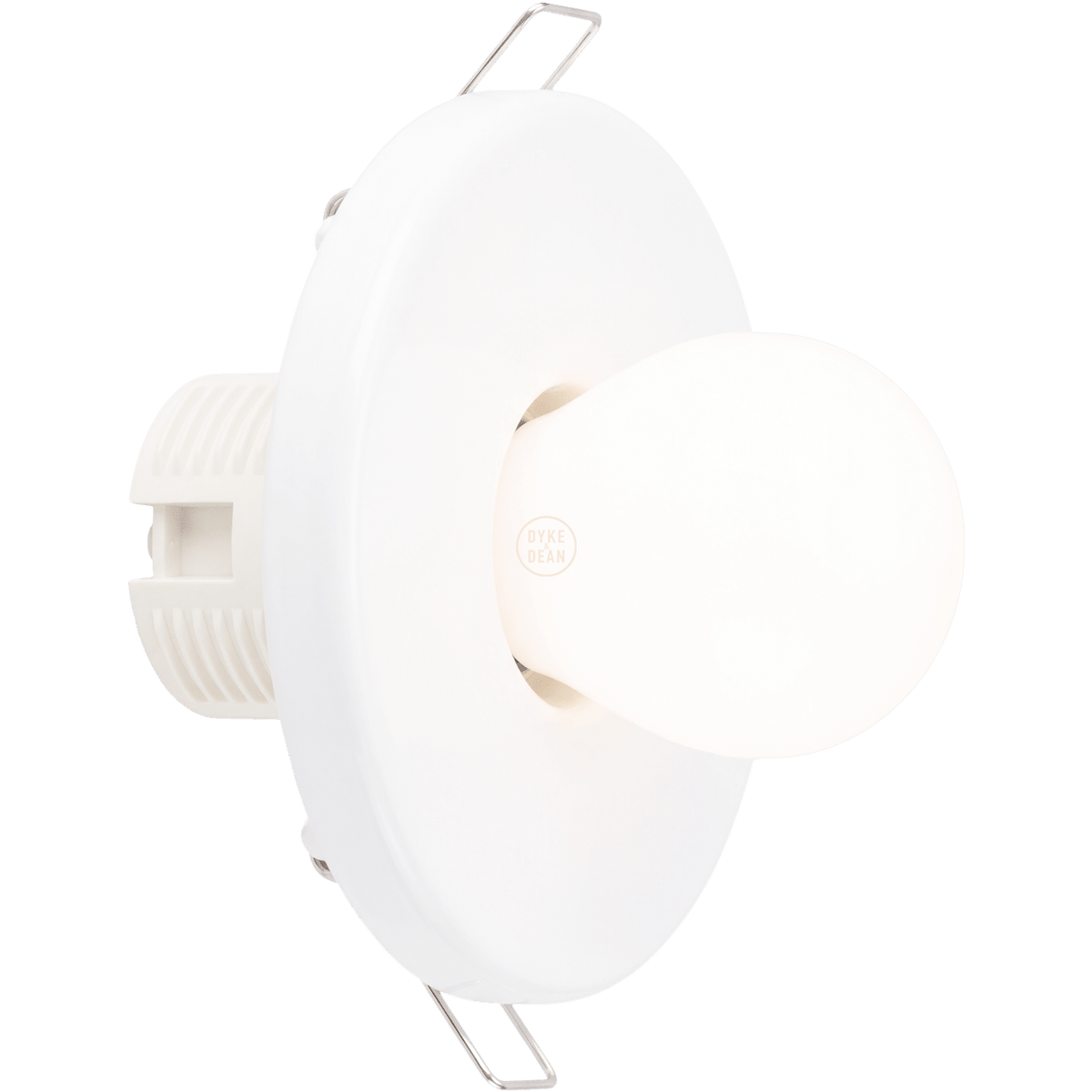 CERAMIC WALL E27 RECESSED LIGHT WHITE - DYKE & DEAN
