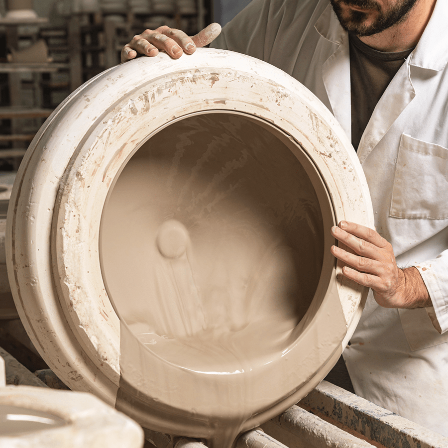 CERAMIC WALL LIGHT RIPPO - DYKE & DEAN