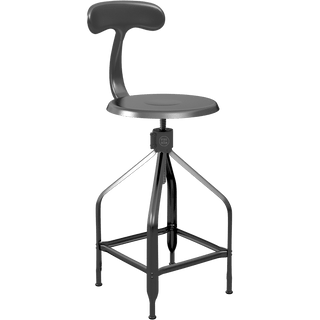 CHAISES NICOLLE DESSINATEUR TALL ADJUSTABLE SWIVEL CHAIR - DYKE & DEAN