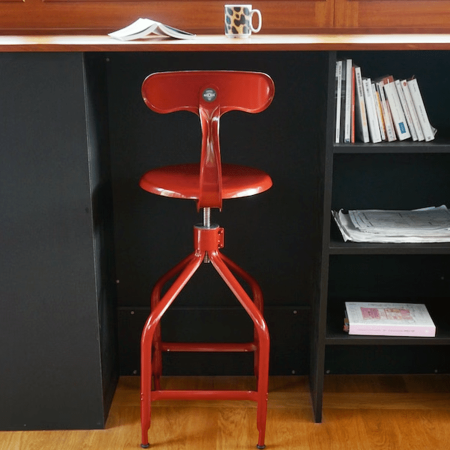 CHAISES NICOLLE DESSINATEUR TALL ADJUSTABLE SWIVEL CHAIR - DYKE & DEAN