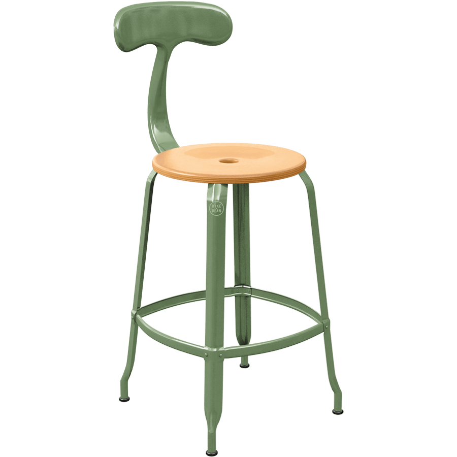 CHAISES NICOLLE METAL CHAIR WOOD 65 - DYKE & DEAN