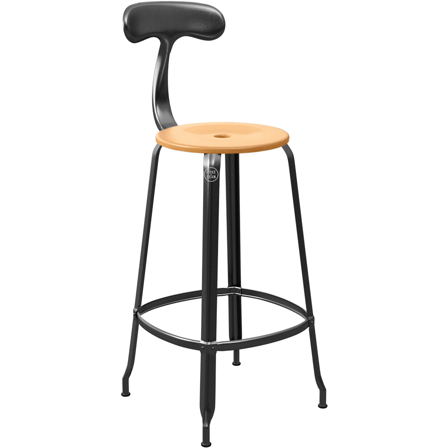 CHAISES NICOLLE METAL CHAIR WOOD 75 - DYKE & DEAN