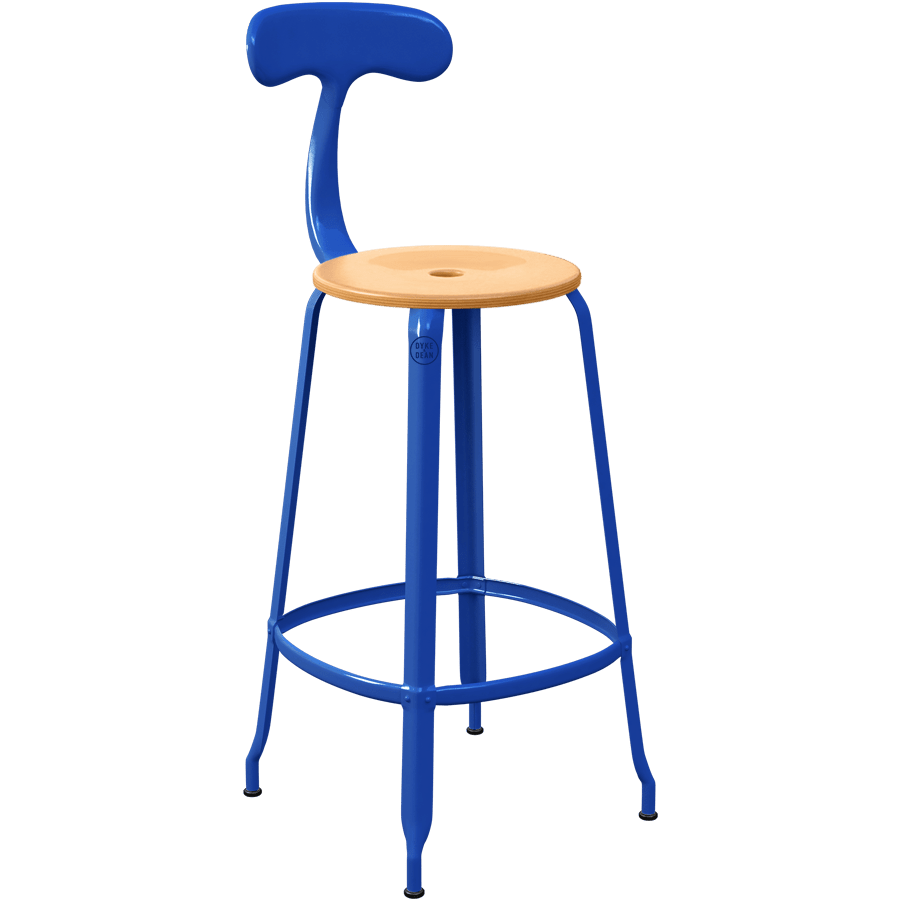 CHAISES NICOLLE METAL CHAIR WOOD 75 - DYKE & DEAN