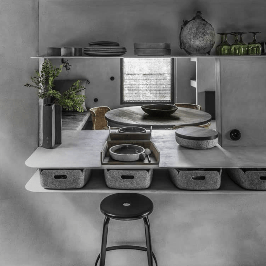 CHAISES NICOLLE METAL STOOL 80 - DYKE & DEAN