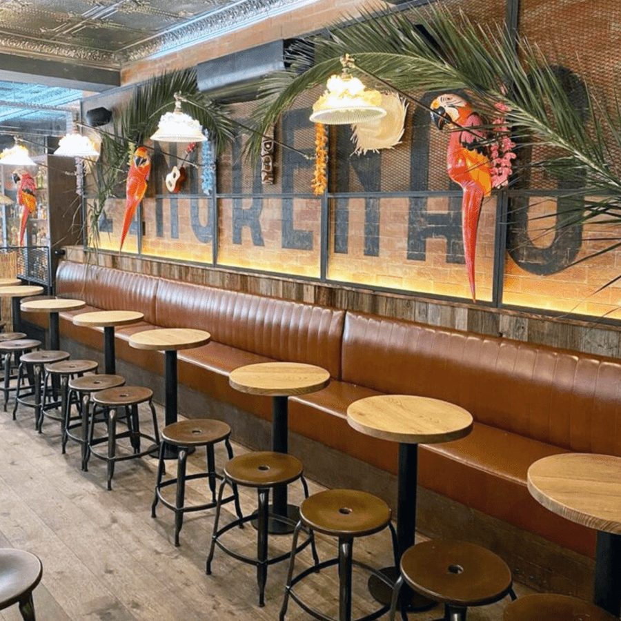 CHAISES NICOLLE METAL STOOL WOOD 65 - DYKE & DEAN