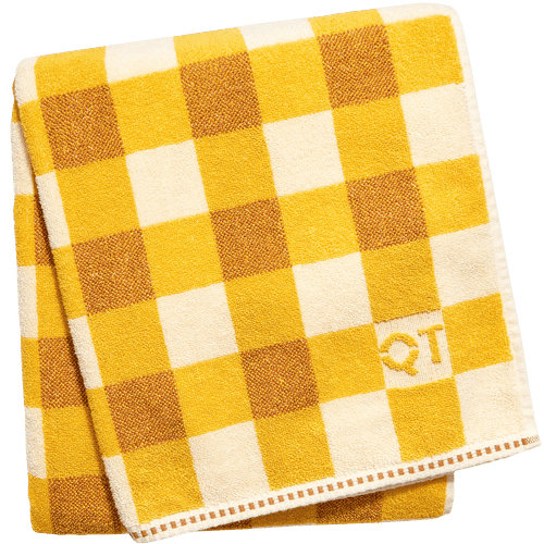 CHECK BATH SHEET TOWEL CANYON - DYKE & DEAN