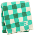 CHECK BATH SHEET TOWEL PINE - DYKE & DEAN