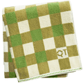 CHECK BATH TOWEL OLIVE - DYKE & DEAN