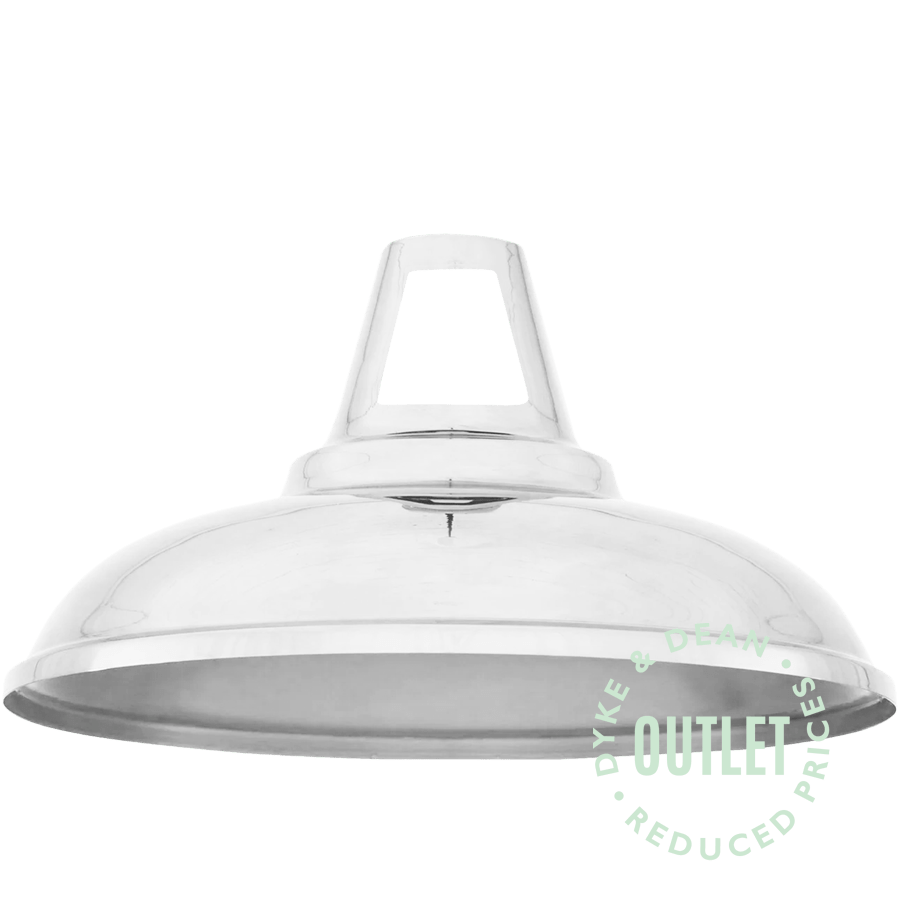 CHROME COOLICON LIGHT SHADE OUTLET - DYKE & DEAN