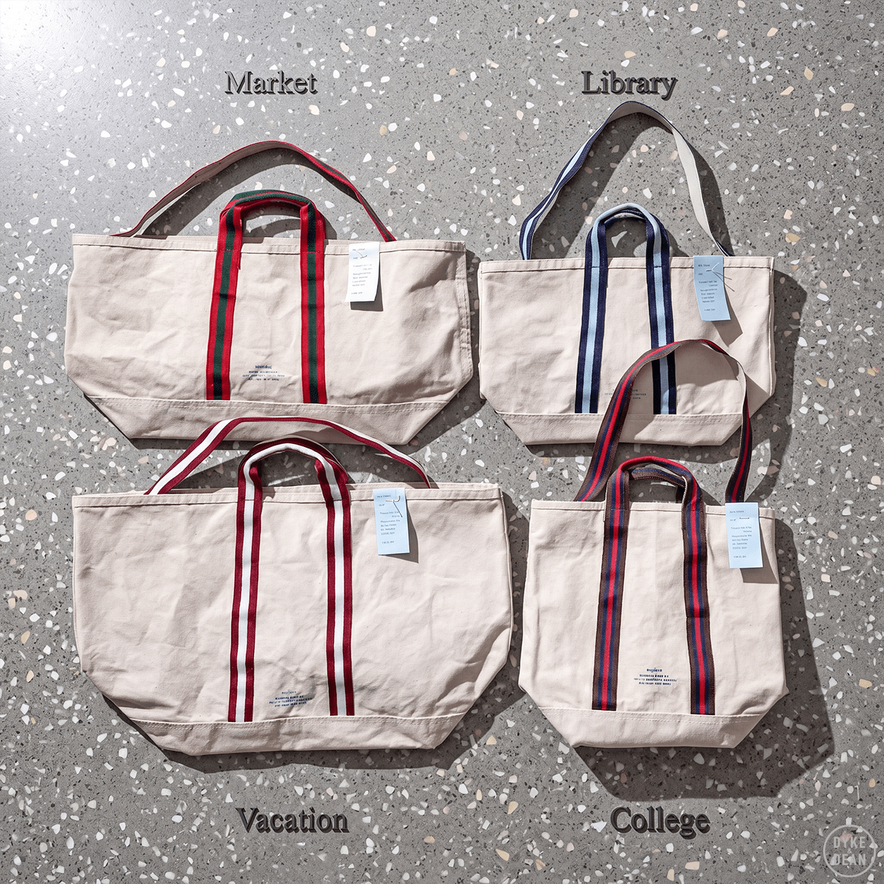 COLLEGE TOTE BAG - DYKE & DEAN