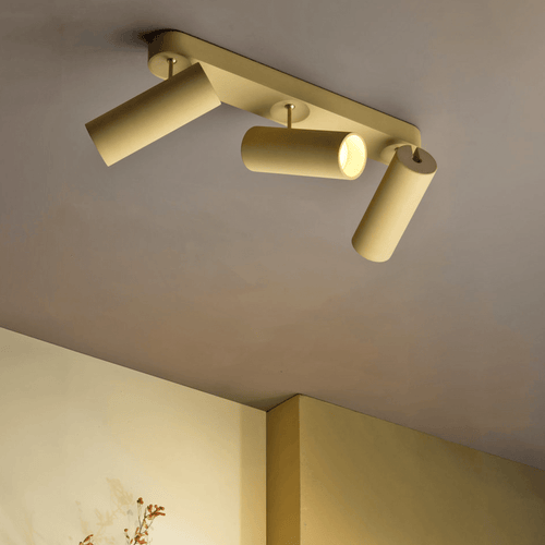CONCRETE ADJUSTABLE 3 CEILING SPOT LIGHT - DYKE & DEAN