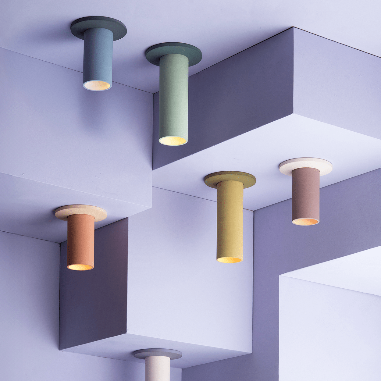 CONCRETE LONG FIXED SPOT LIGHT - DYKE & DEAN