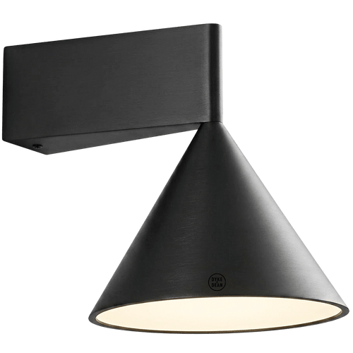 CONICAL UP DOWN WALL LIGHT BLACK ALUMINIUM - DYKE & DEAN