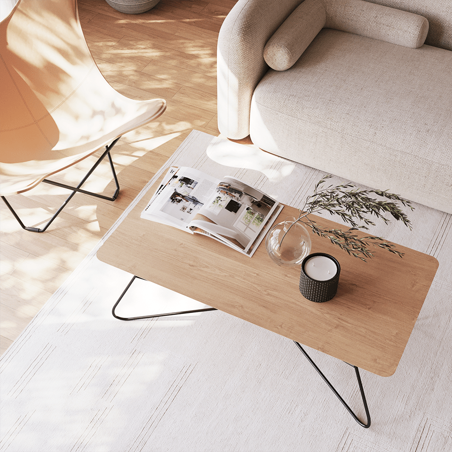 CUERO COFFEE TABLE THE KNOT OAK - DYKE & DEAN