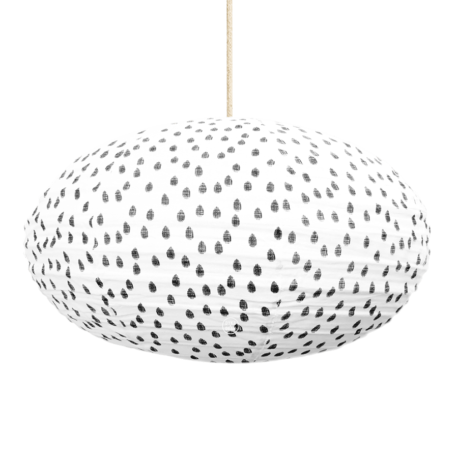 DOME LINEN LIGHT SHADE 60CM - DYKE & DEAN