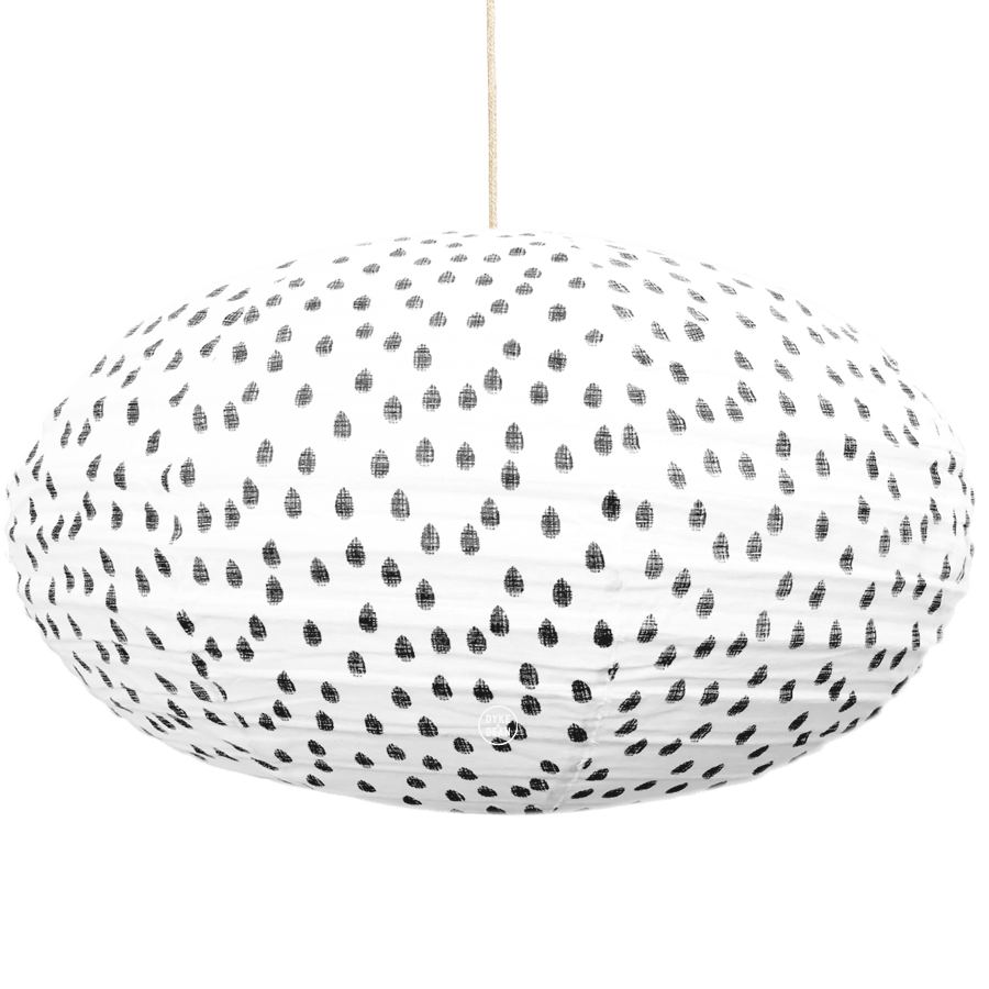 DOME LINEN LIGHT SHADE 80CM - DYKE & DEAN