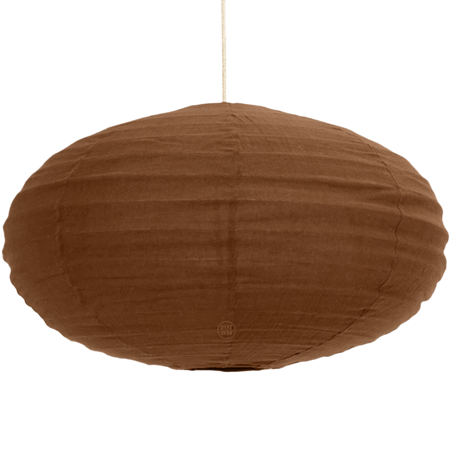 DOME LINEN LIGHT SHADE 80CM - DYKE & DEAN