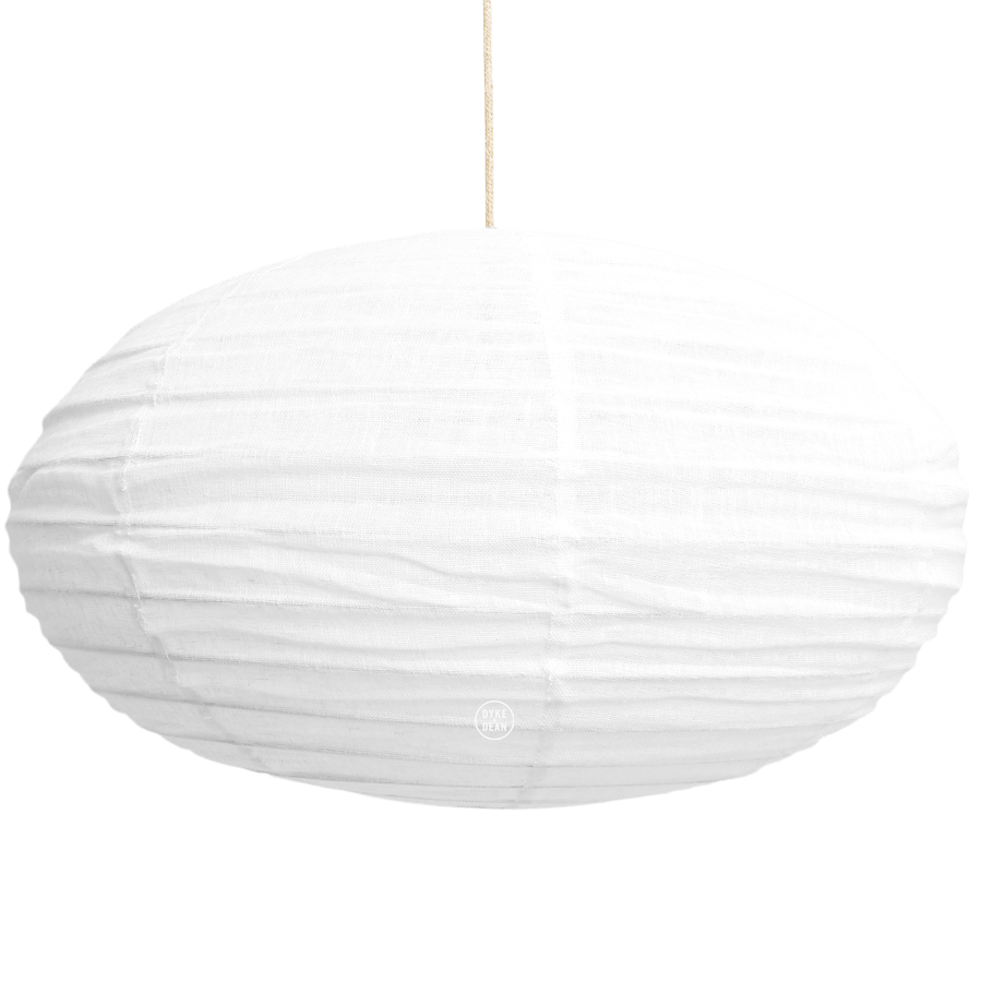 DOME LINEN LIGHT SHADE 80CM - DYKE & DEAN
