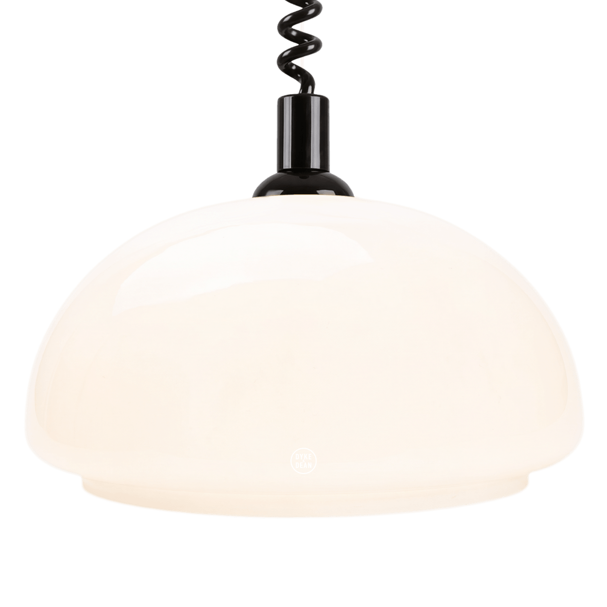 DOME OPALINE RETRACTABLE CORD LIGHT MEDIUM - DYKE & DEAN