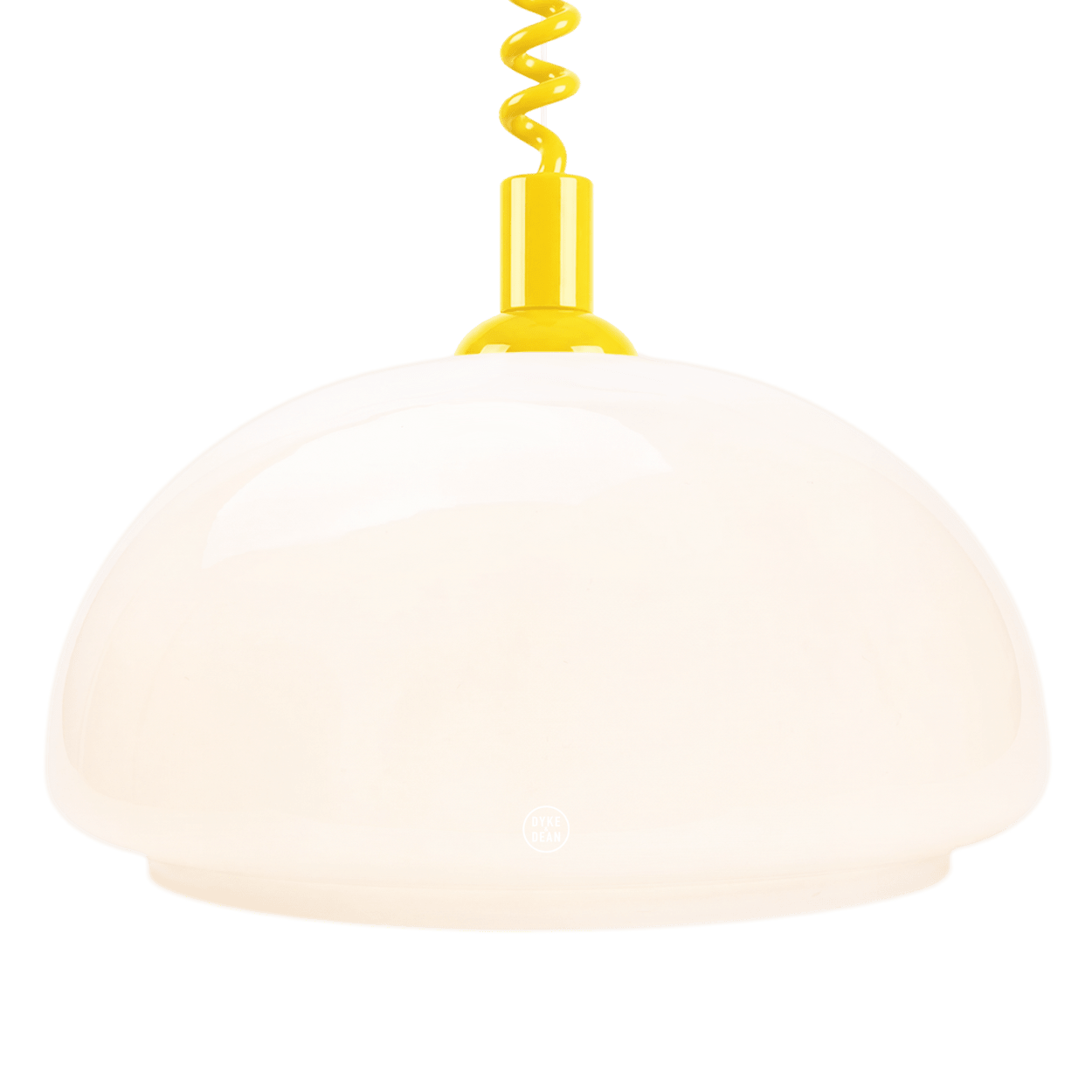 DOME OPALINE RETRACTABLE CORD LIGHT MEDIUM - DYKE & DEAN