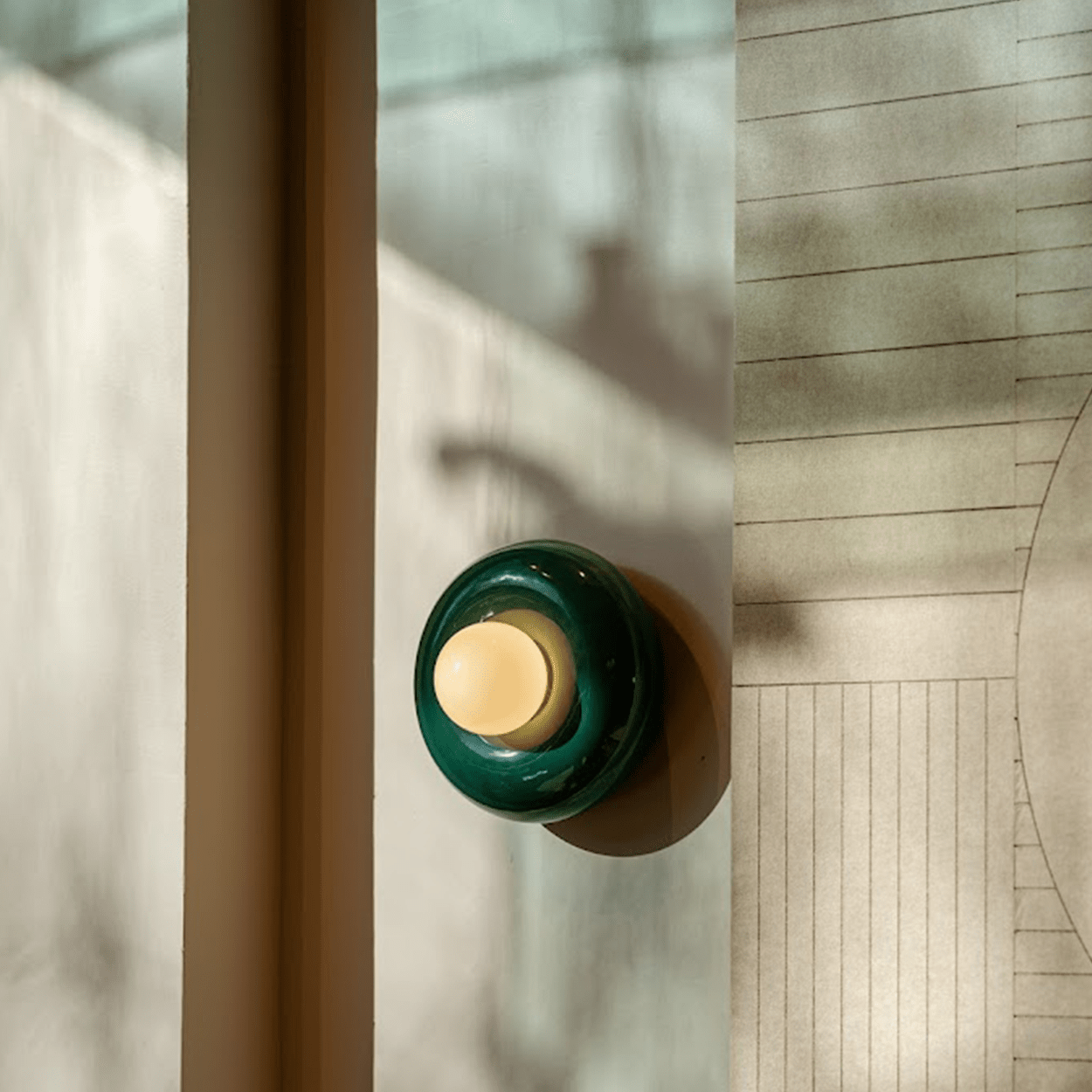 DONUT CERAMIC WALL SCONCE LAMP - DYKE & DEAN