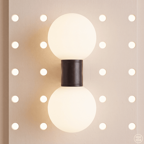 DOUBLE GLOBE WALL SCONCE WATERPROOF LIGHT - DYKE & DEAN