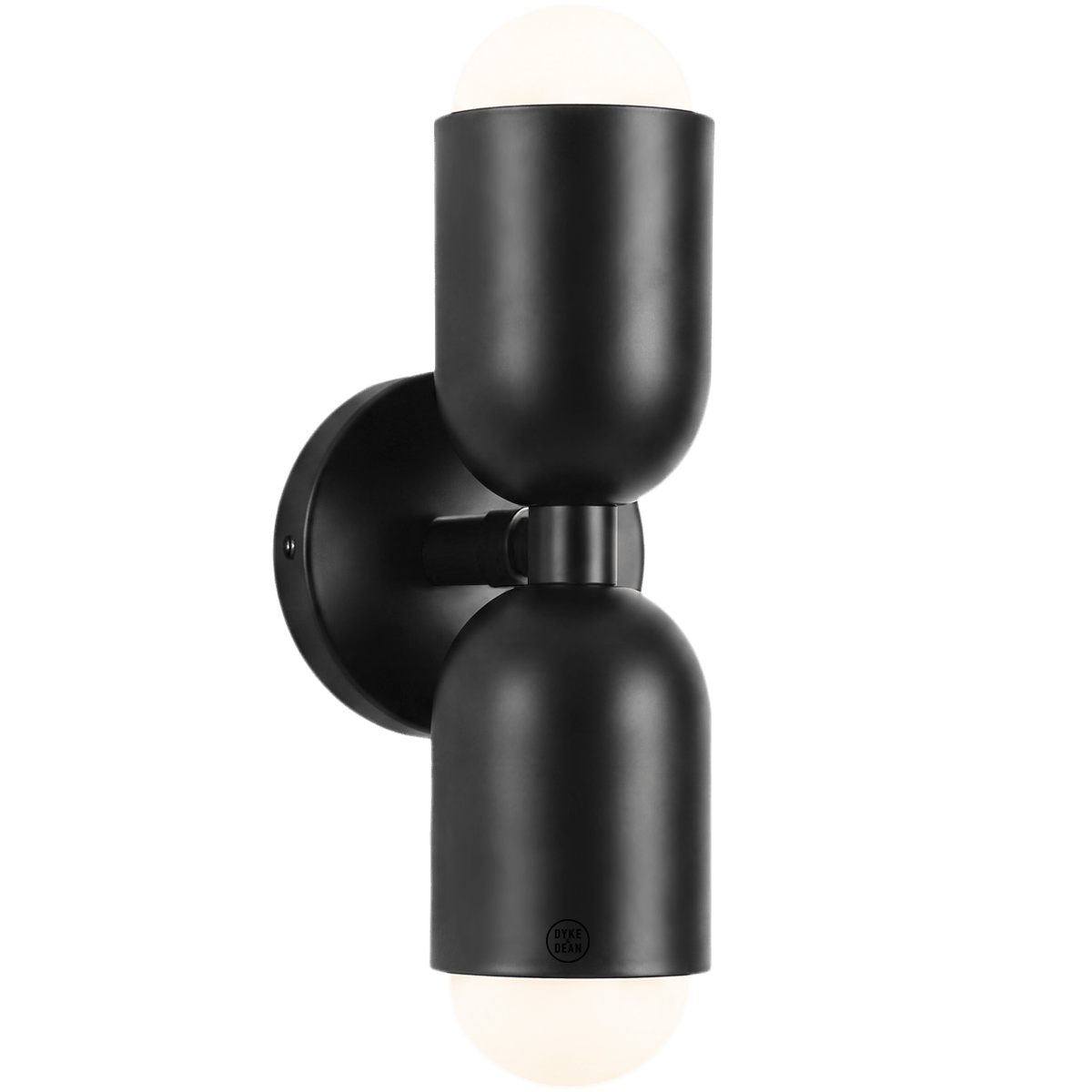 DOUBLE WALL SCONCE LIGHT BLACK - DYKE & DEAN