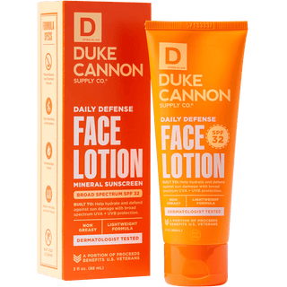 DUKE CANNON DAILY DEFENCE FACE LOTION SPF32 - DYKE & DEAN