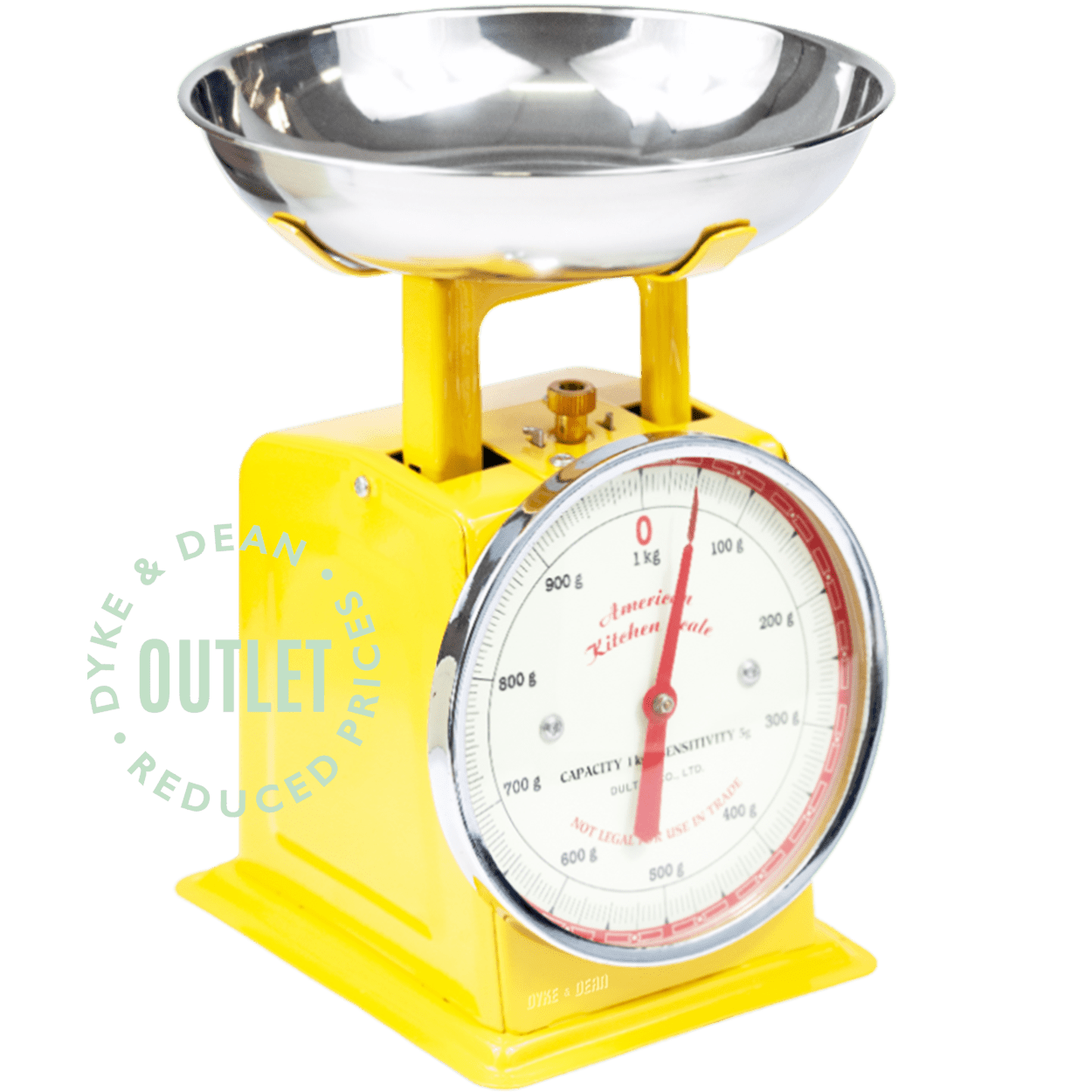 DULTON YELLOW AMERICAN KITCHEN SCALES OUTLET - DYKE & DEAN