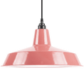 DYKE & DEAN PENDANT LAMPSHADE PINK WITH BULB HOLDER - DYKE & DEAN